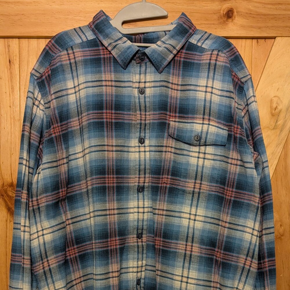 Patagonia Button Up Shirt Flannel - Organic Cotton - XL